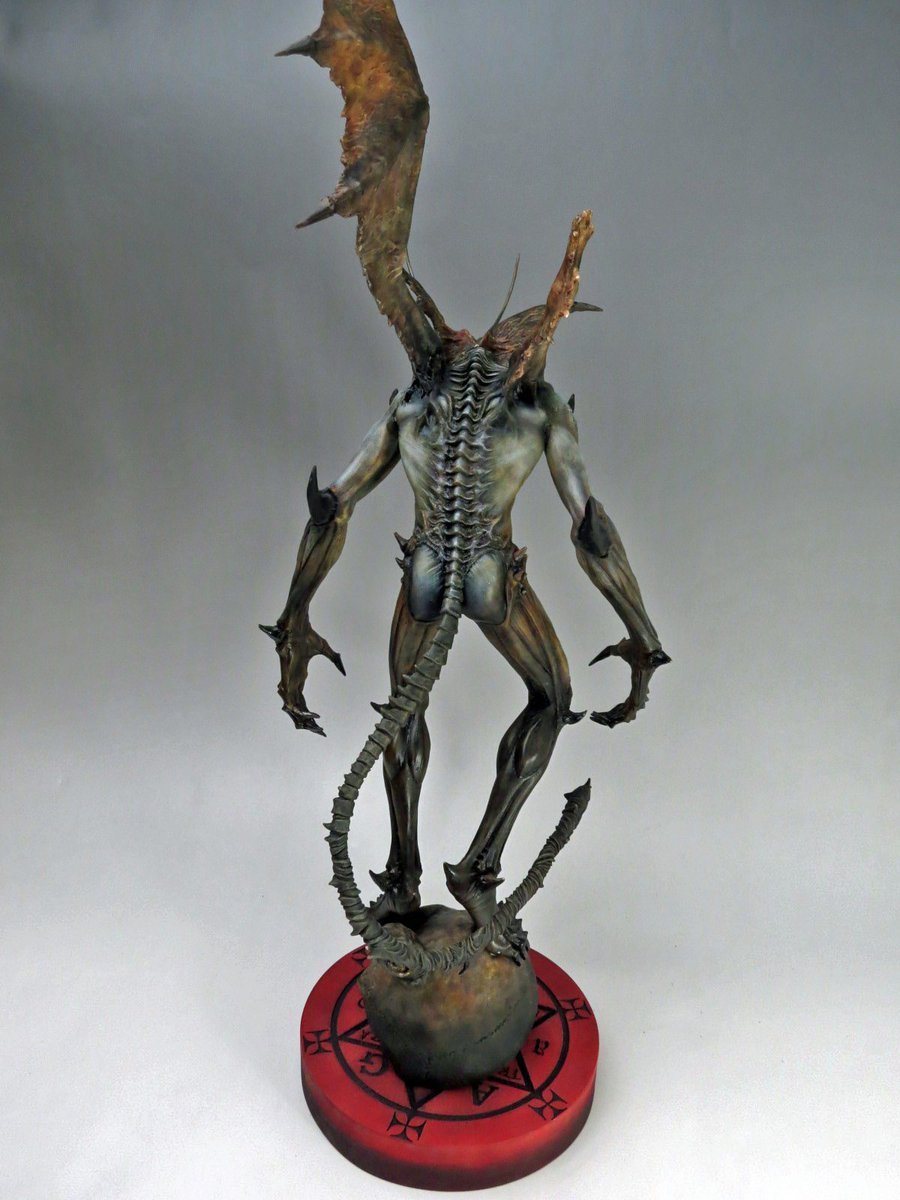 Garage Kit  hand do resin die.it WF2017 winter 1/6 AMON devil man red tail is VER. Die.it spot