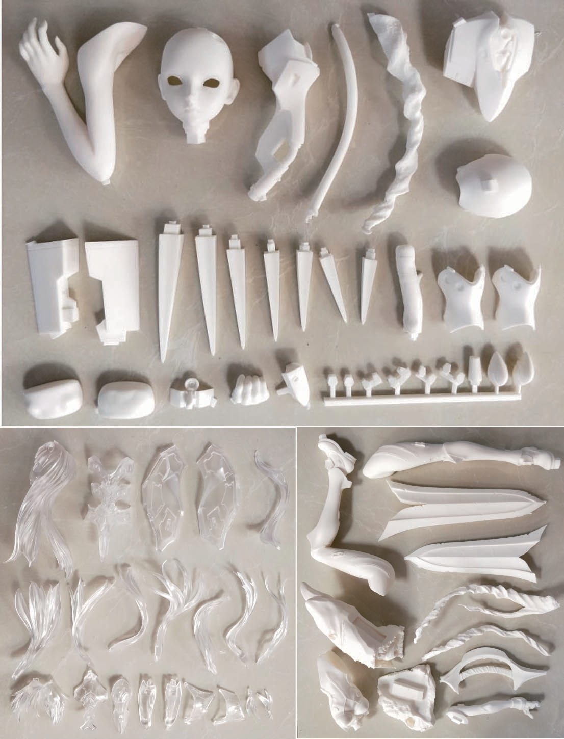 Garage Kit  Resin Figure Kit  GK hand do resin die.it volks volks 1/4  meant die.it asuka