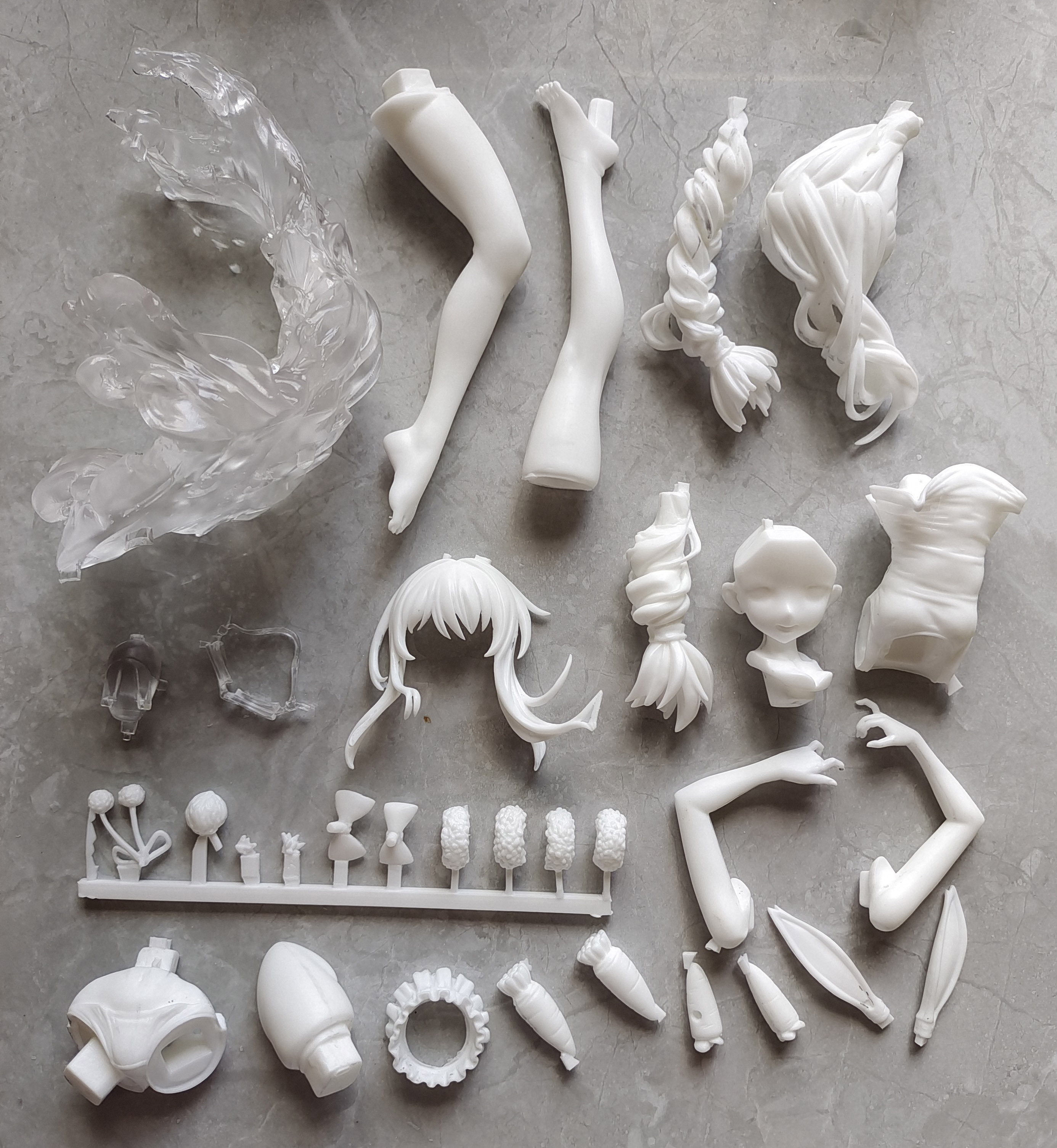 Garage Kit  hand do resin die.it Hololive rabbit Tian Pei carat die.it spot