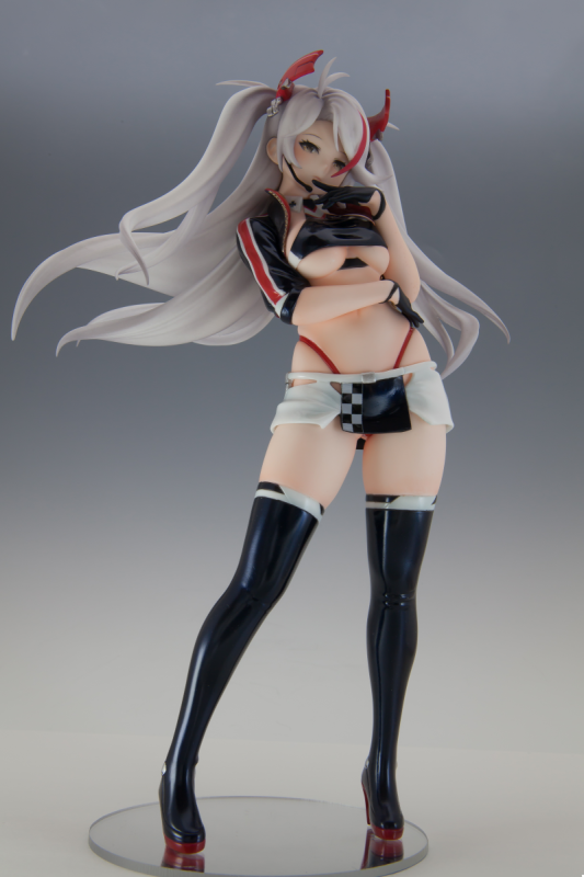 Garage Kit GK Figure Resin White Model Azur Lane Racing Girl Eugen White Model G491