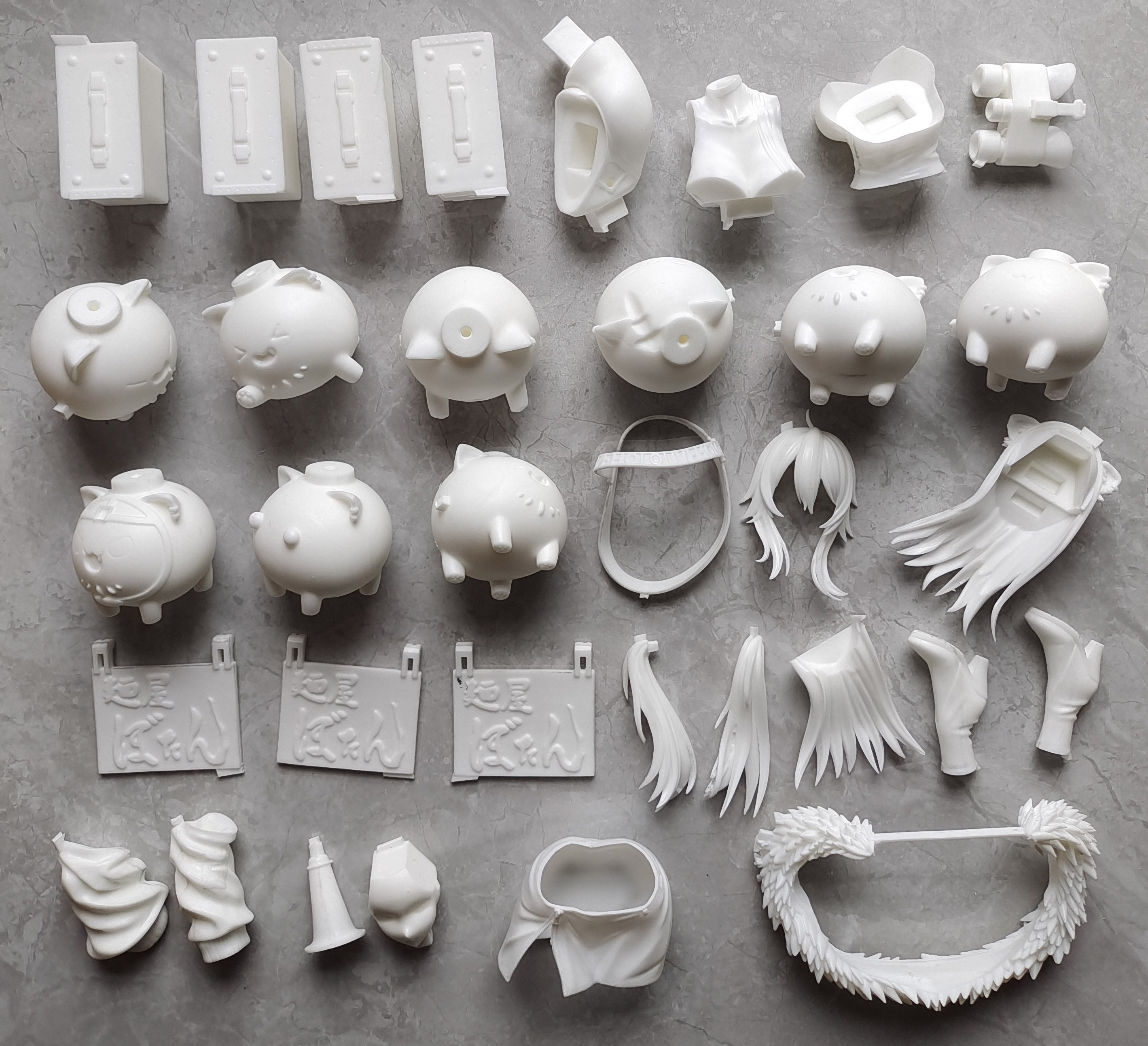 Garage Kit Resin Figure Kit figure resin white mold holo live lion white ぼ た ん lion white white mold