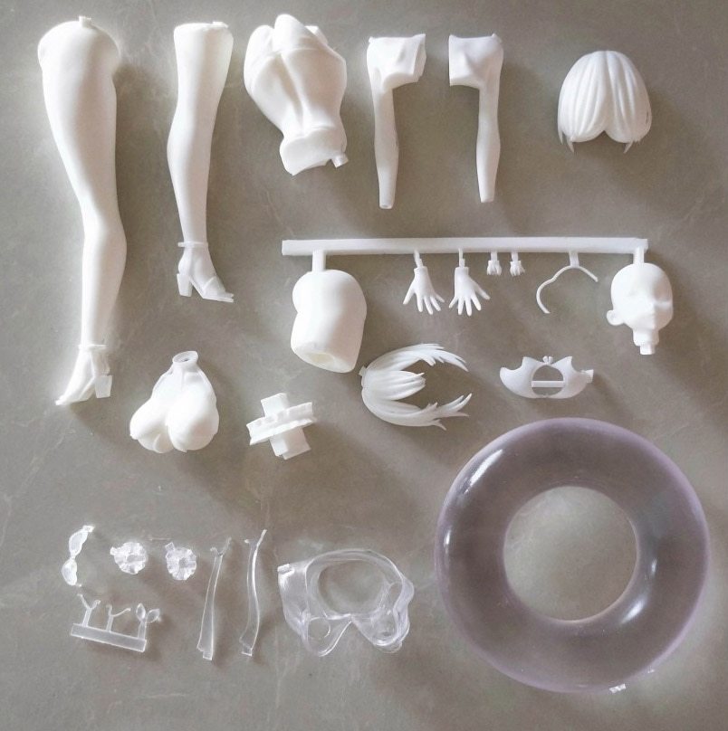 Garage Kit  Resin white mold WF2020 winter blue route Sirius white mold