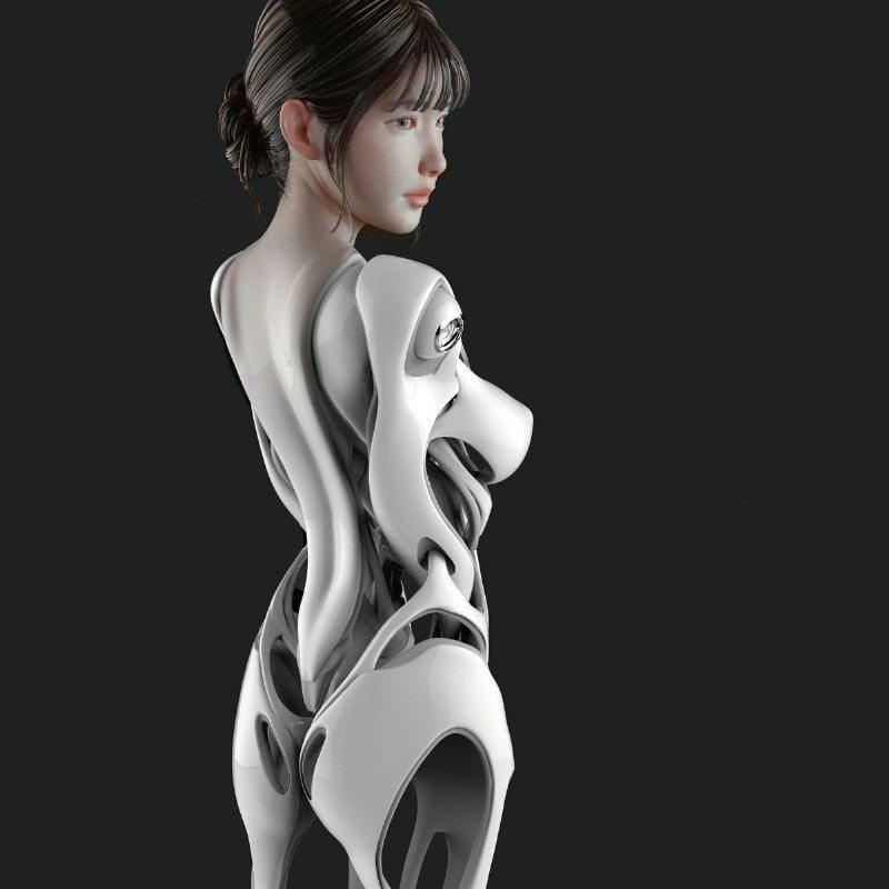 Garage Kit GK hand do resin die.it  ANDROID HB 02