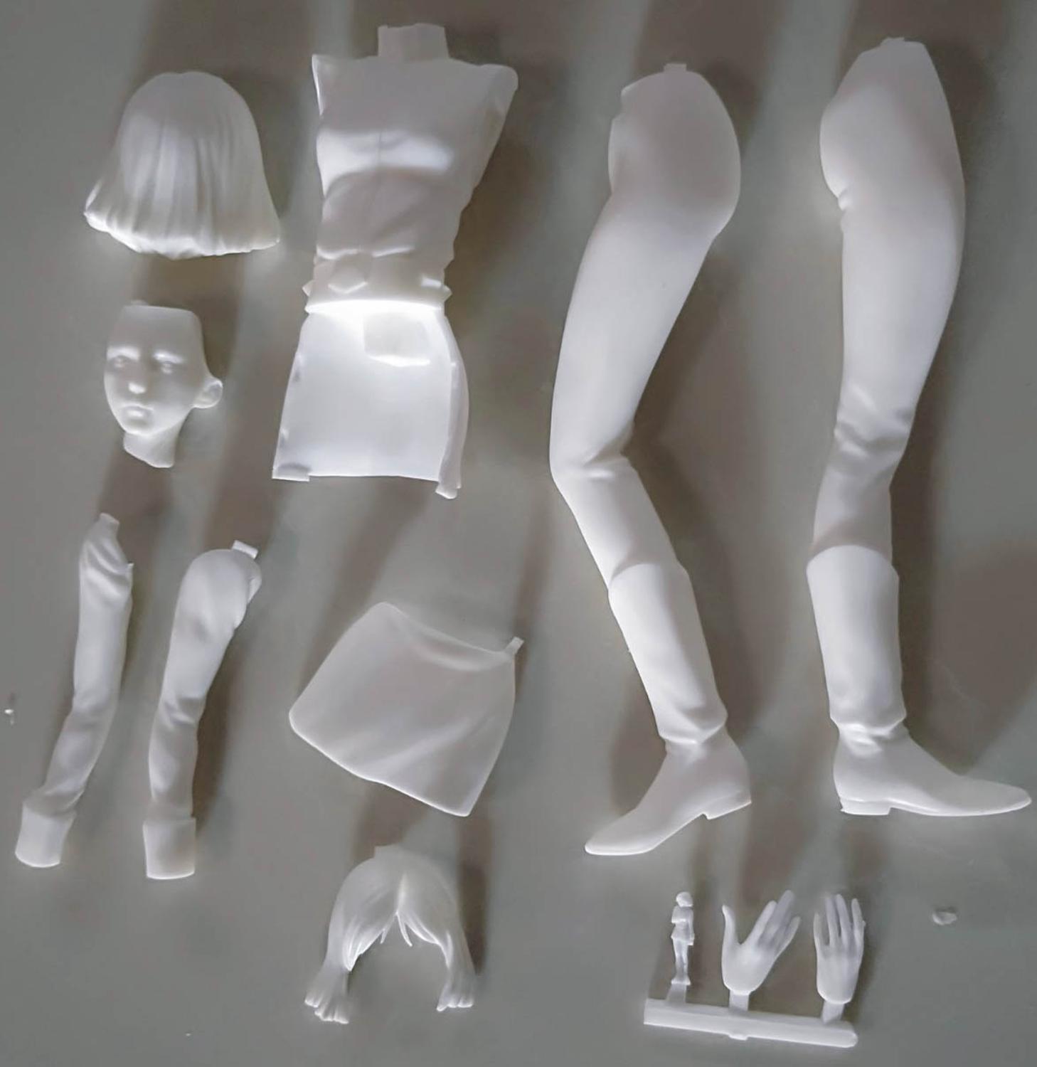 Garage Kit GK die.it hand do WF2019 summer 1/8, as hamas die.it spot Resin Figure Kit