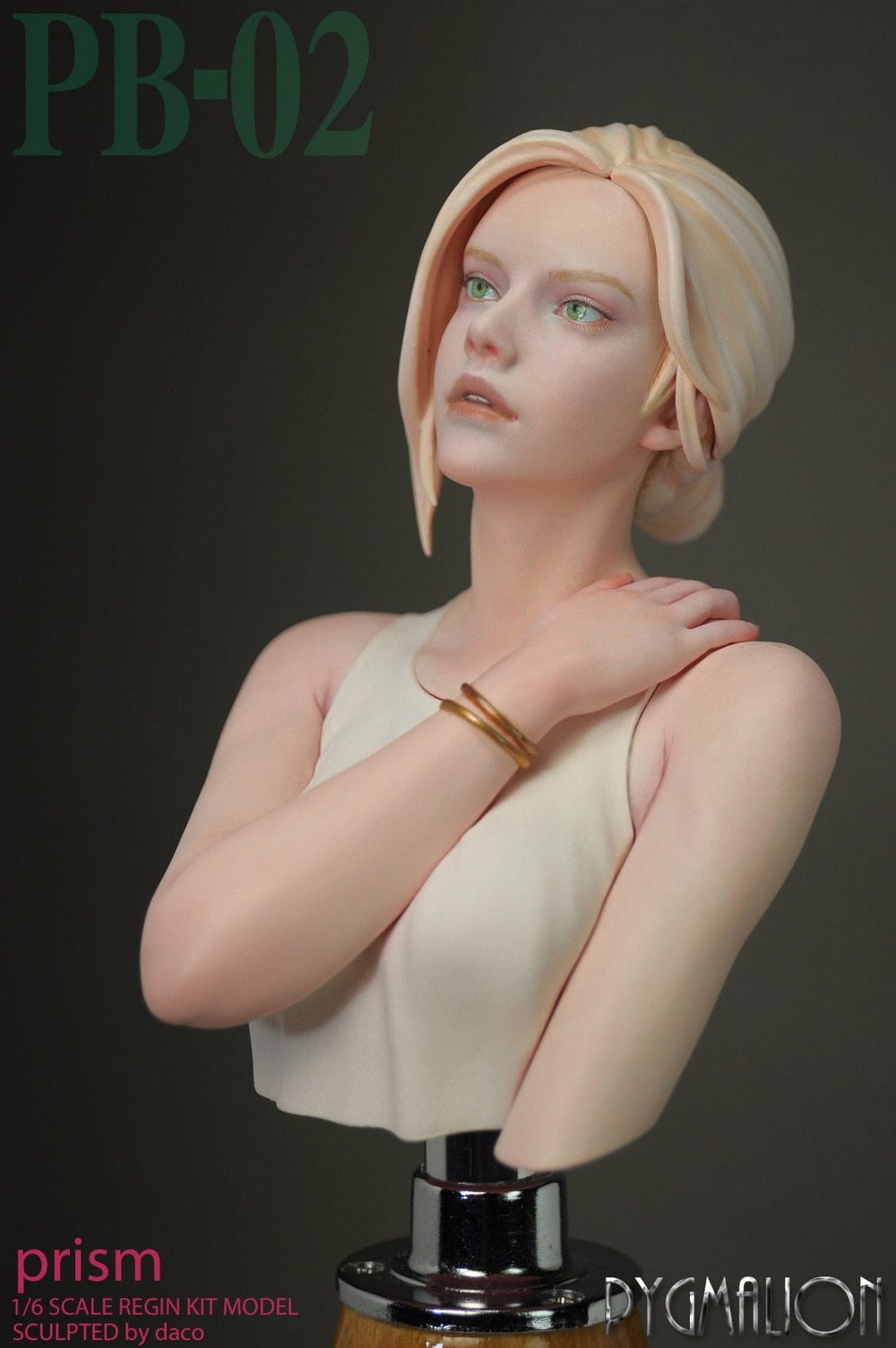 Garage Kit DPBY DACO female bust ratio unknown gk hand-made white model PB-02 blonde sister