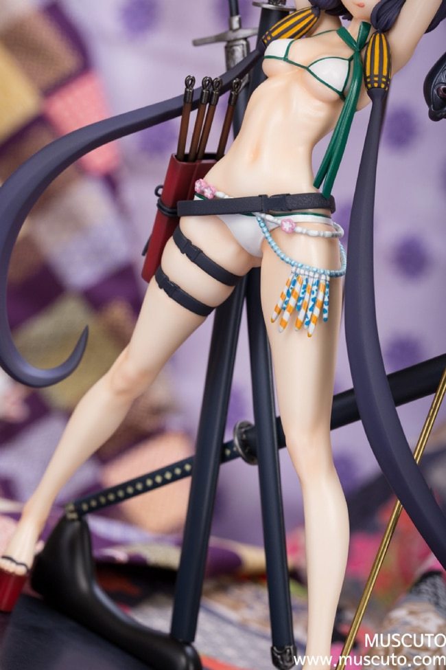 Garage Kit Figure Resin White Model WF2020 Winter Fate Swimsuit Katsushika Hokusai (Ayo) White Model