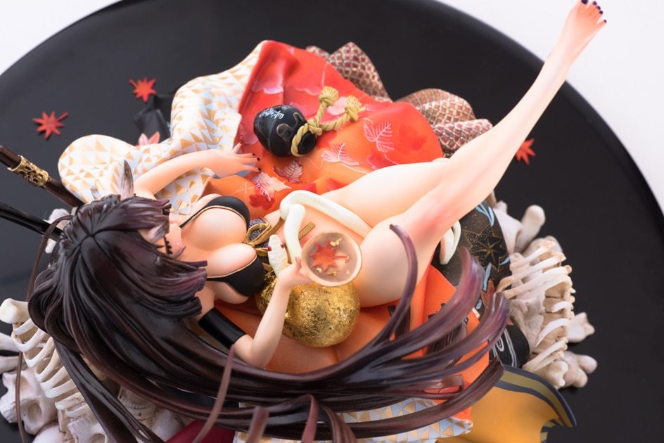 Garage Kit Unpainted Garage Resin Model Kit 1/7 Red leaf cherry Resin Figure Kit