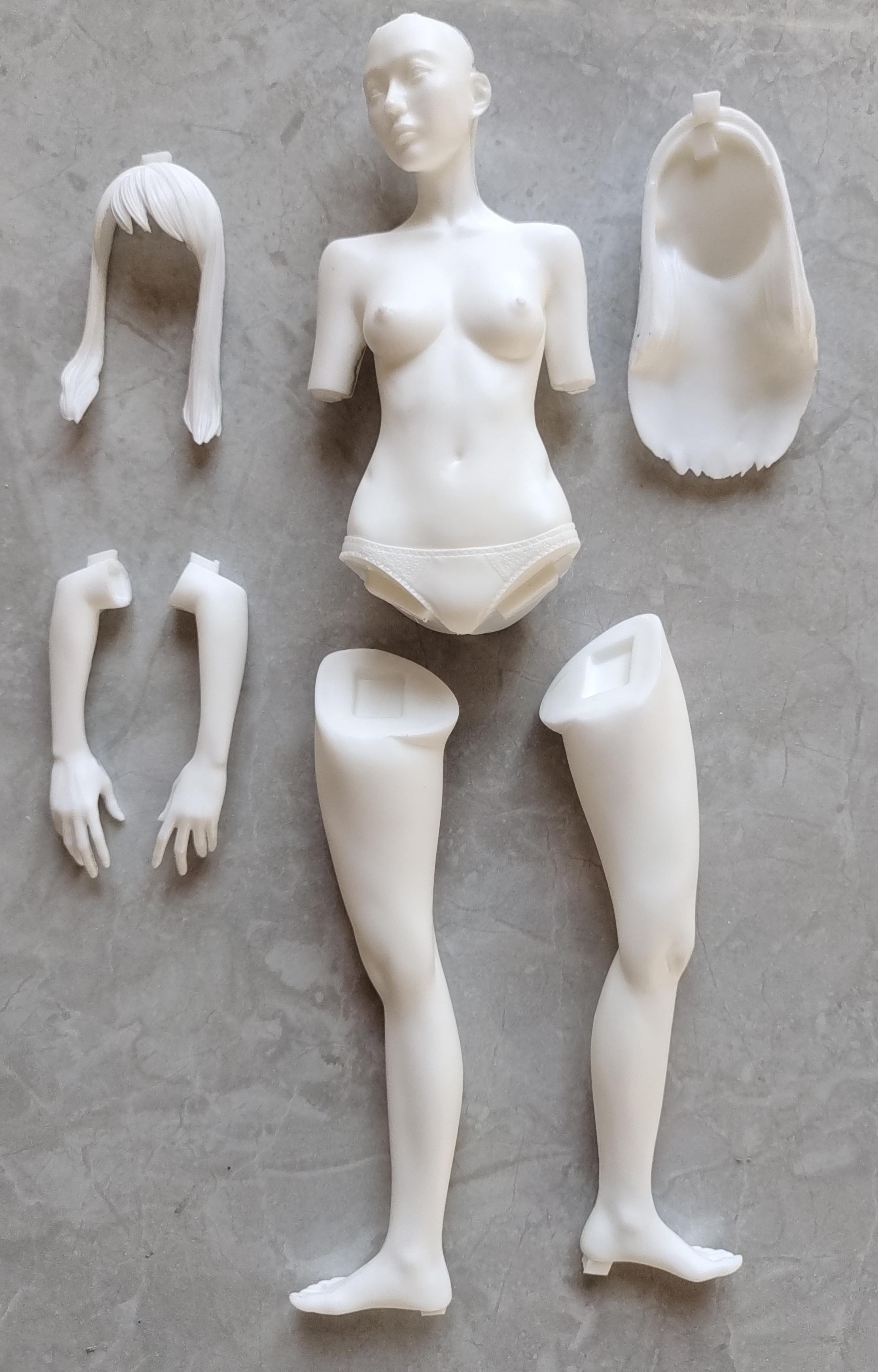 Garage Kit Hand do resin die.it event has 1/8 HQ08-01 die.it spot