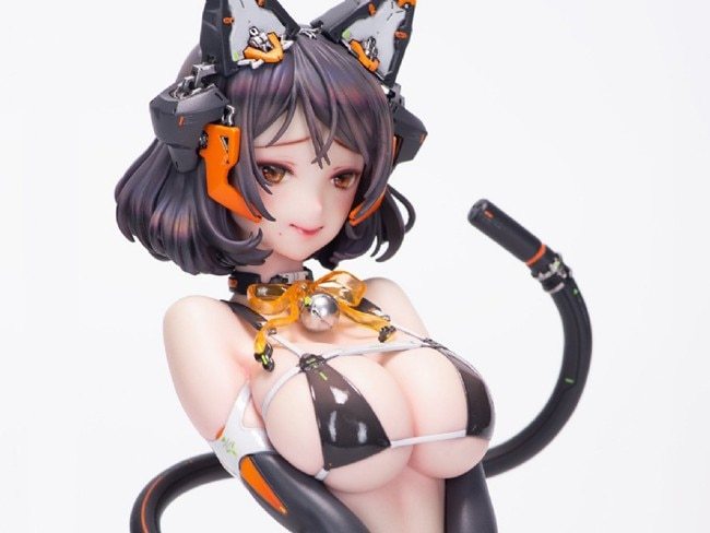 Garage Kit GK hand do resin die.it KITTEN catgirl bust