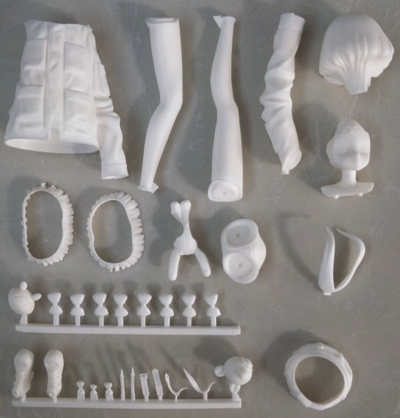 Garage Kit Unpainted Garage Resin Model Kit winter Abigail Abby die.it spot
