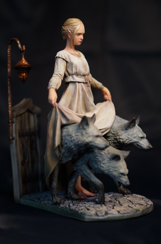 Garage Kit hand do resin die.it wf2021 big Tian luhya female die.it Wolf