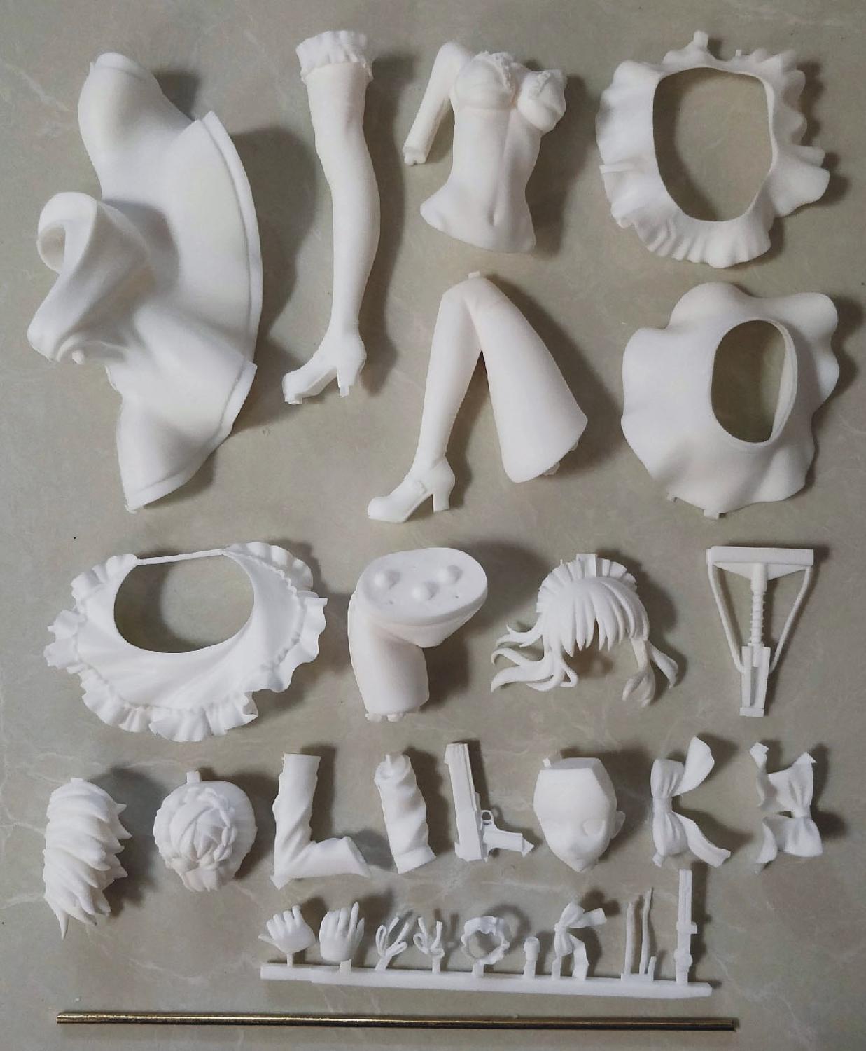 Garage Kit  Resin Figure Kit GK hand do resin die.it WF2018 maid dark winter game and GK die.it spot