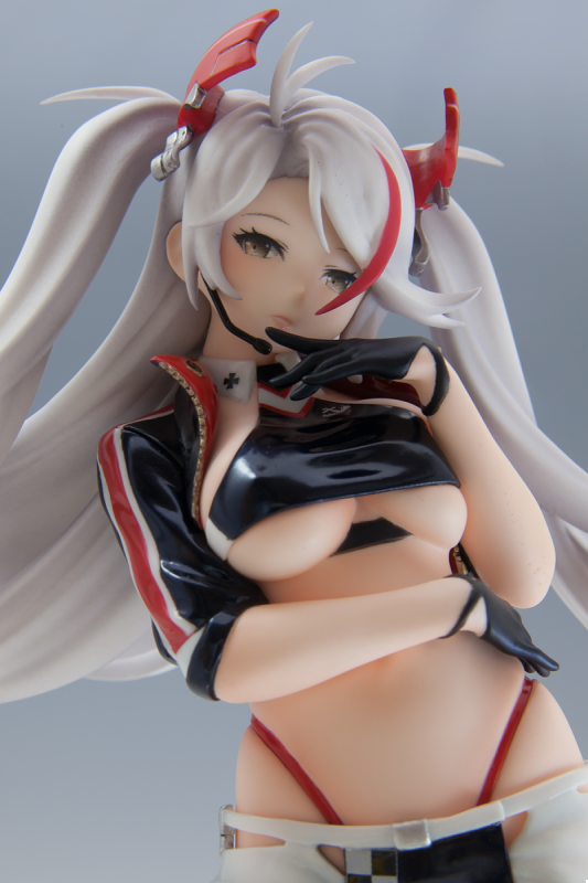 Garage Kit GK Figure Resin White Model Azur Lane Racing Girl Eugen White Model G491