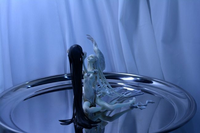 Garage Kit Die.it hand do resin die.it WF2020 stone from long, winter plant girl salome
