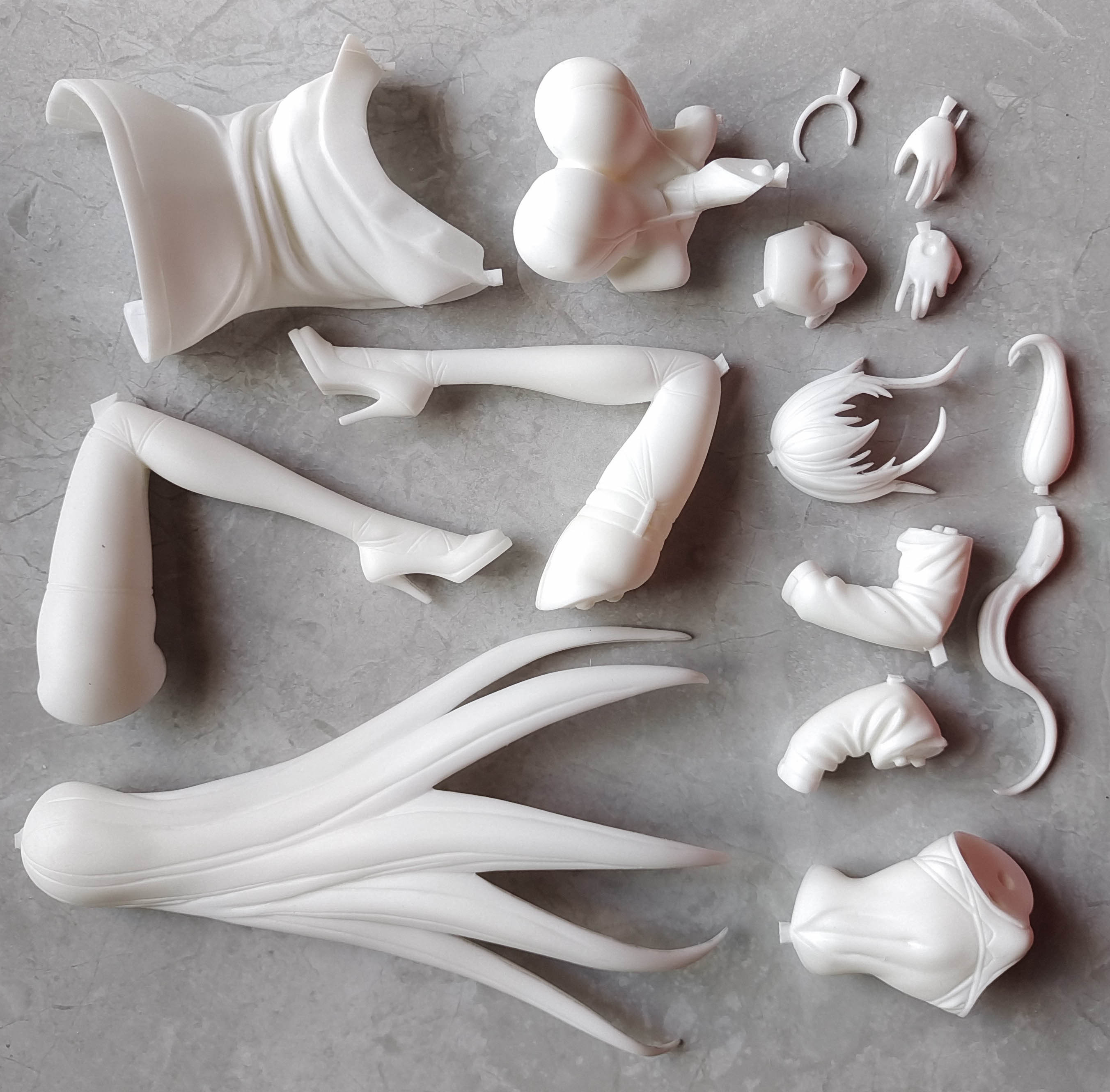 Garage Kit Resin Figure Kit   figure resin white mold The big chicken