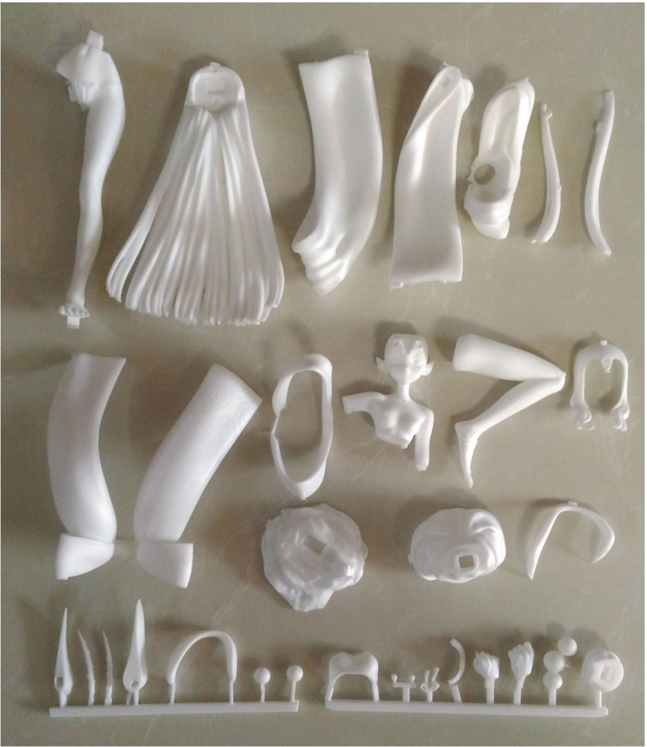 Garage Kit  1/8 GK hand do resin die.it wf2017 Xia He の pavilion, wooden lad die.it spot