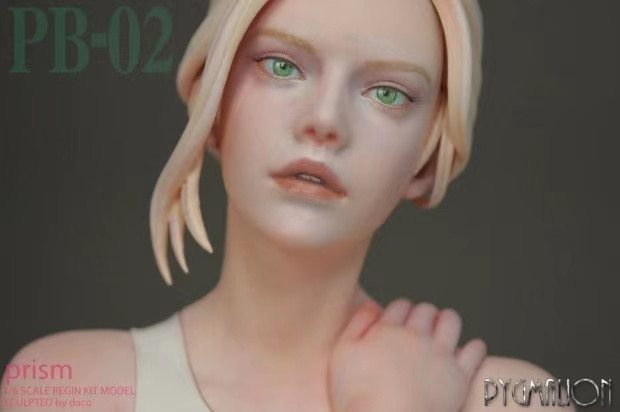 Garage Kit DPBY DACO female bust ratio unknown gk hand-made white model PB-02 blonde sister