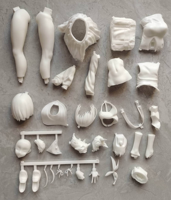 Garage Kit  hand-made resin white mold WF2022 summer uniform Matthew White mold