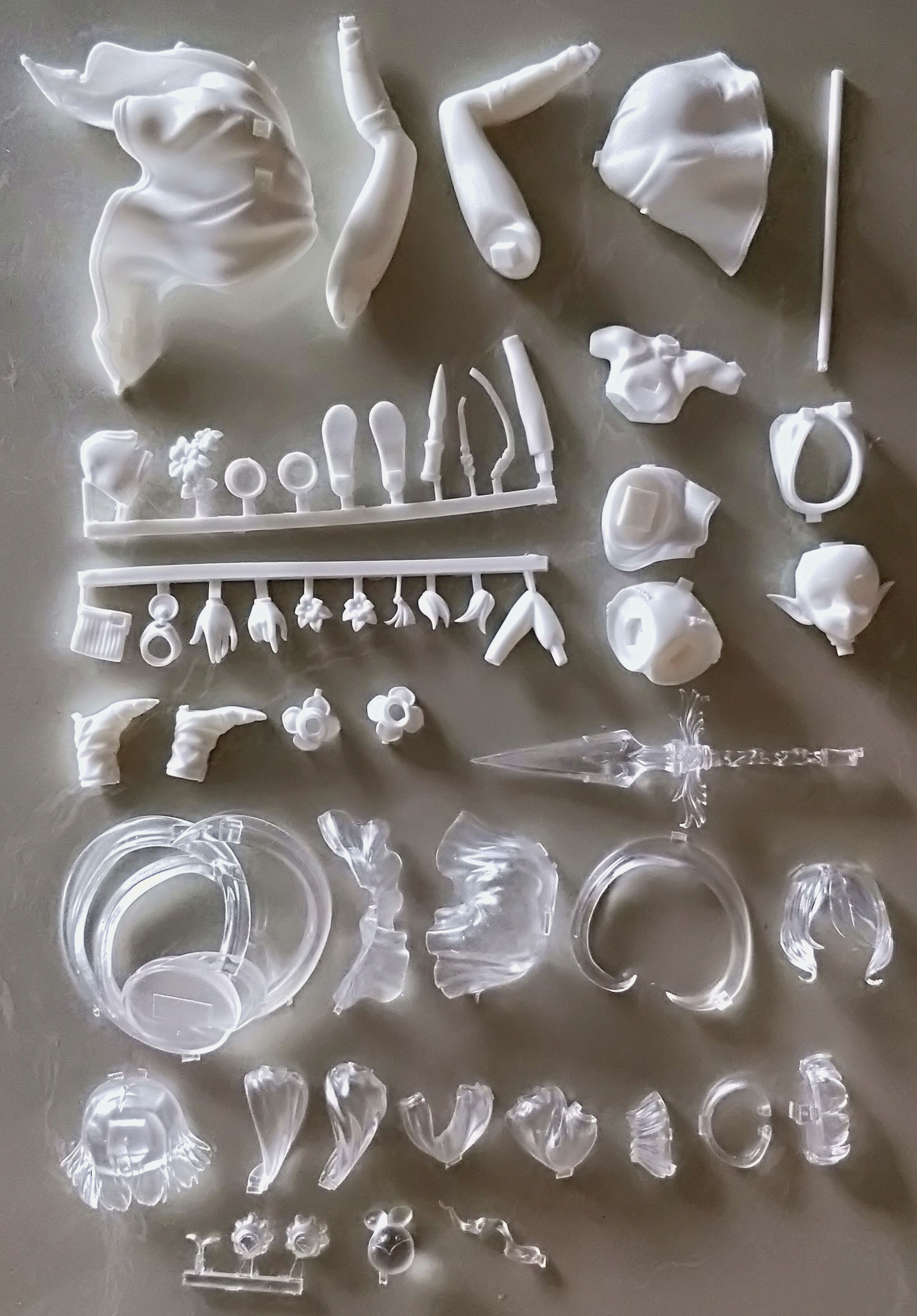 Garage Kit  white mold hand to do WF2020 Winter Crane Museum Coco Luo white mold
