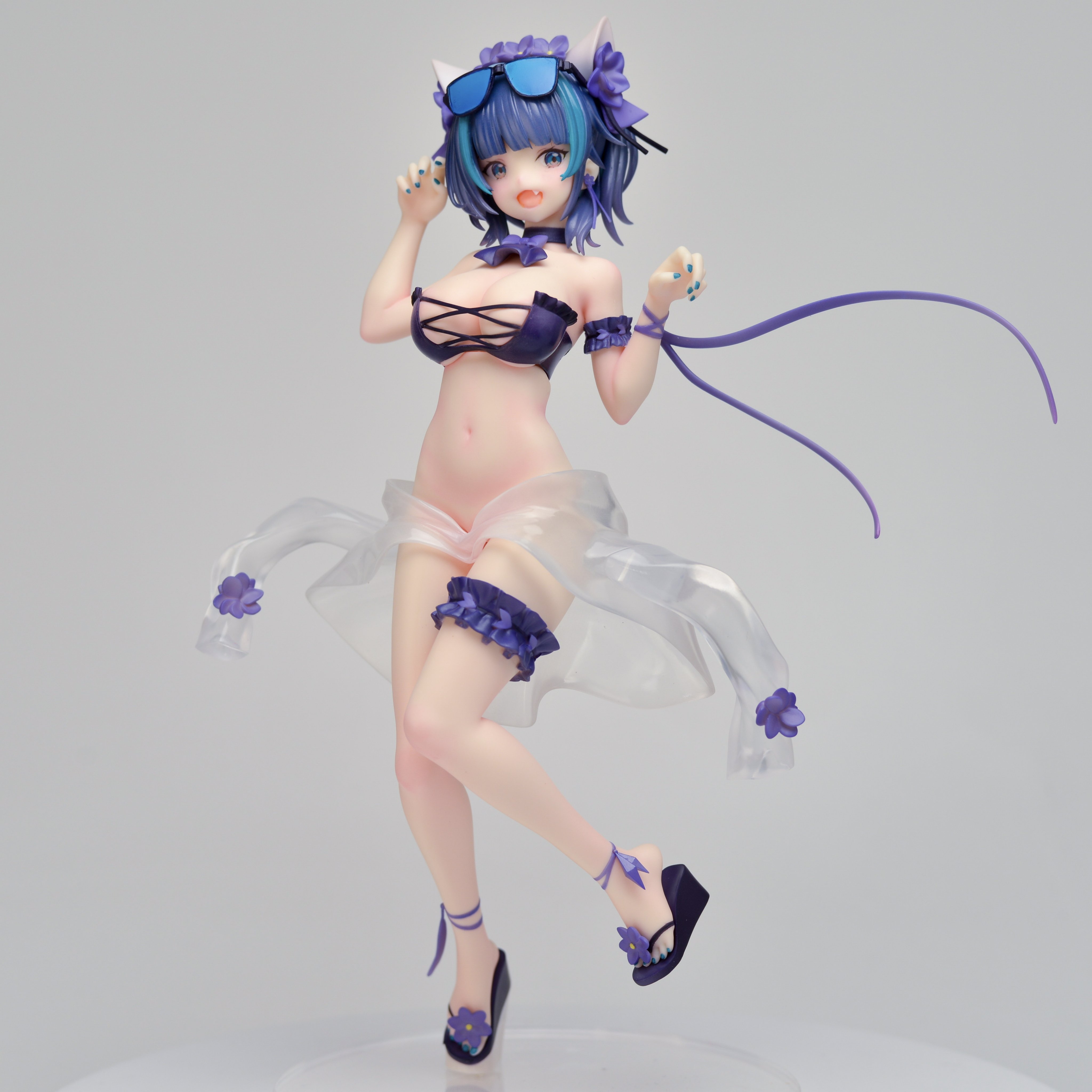 Garage Kit hand-made resin white mold Miyagawa Takeshi's new work Azur Lane Cheshire white mold spot