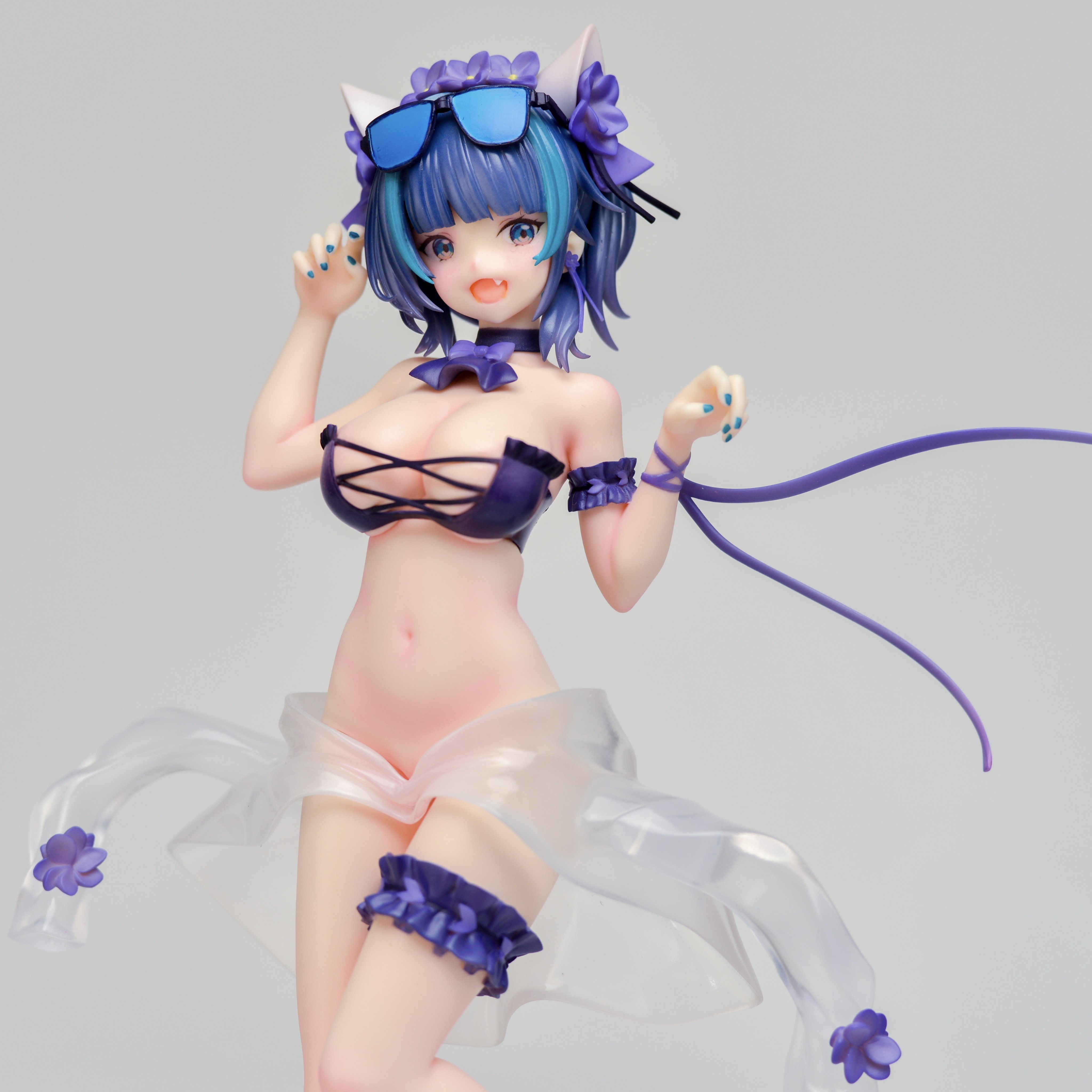 Garage Kit hand-made resin white mold Miyagawa Takeshi's new work Azur Lane Cheshire white mold spot
