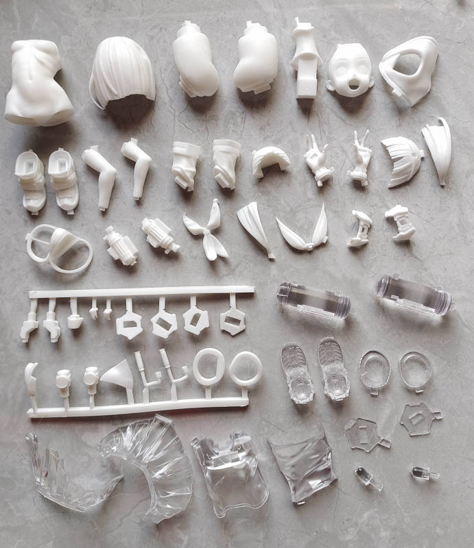 Garage Kit  hand-made resin white mold WF2022 Nipa son God hand maid