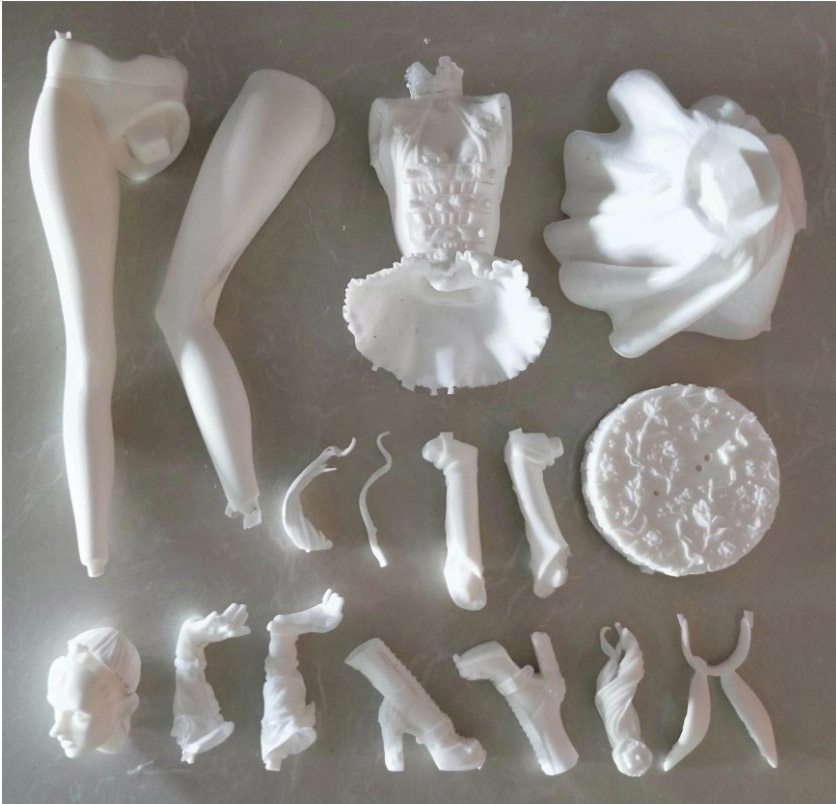 Garage Kit Resin white mold WF2020 Winter Rabbit Girl