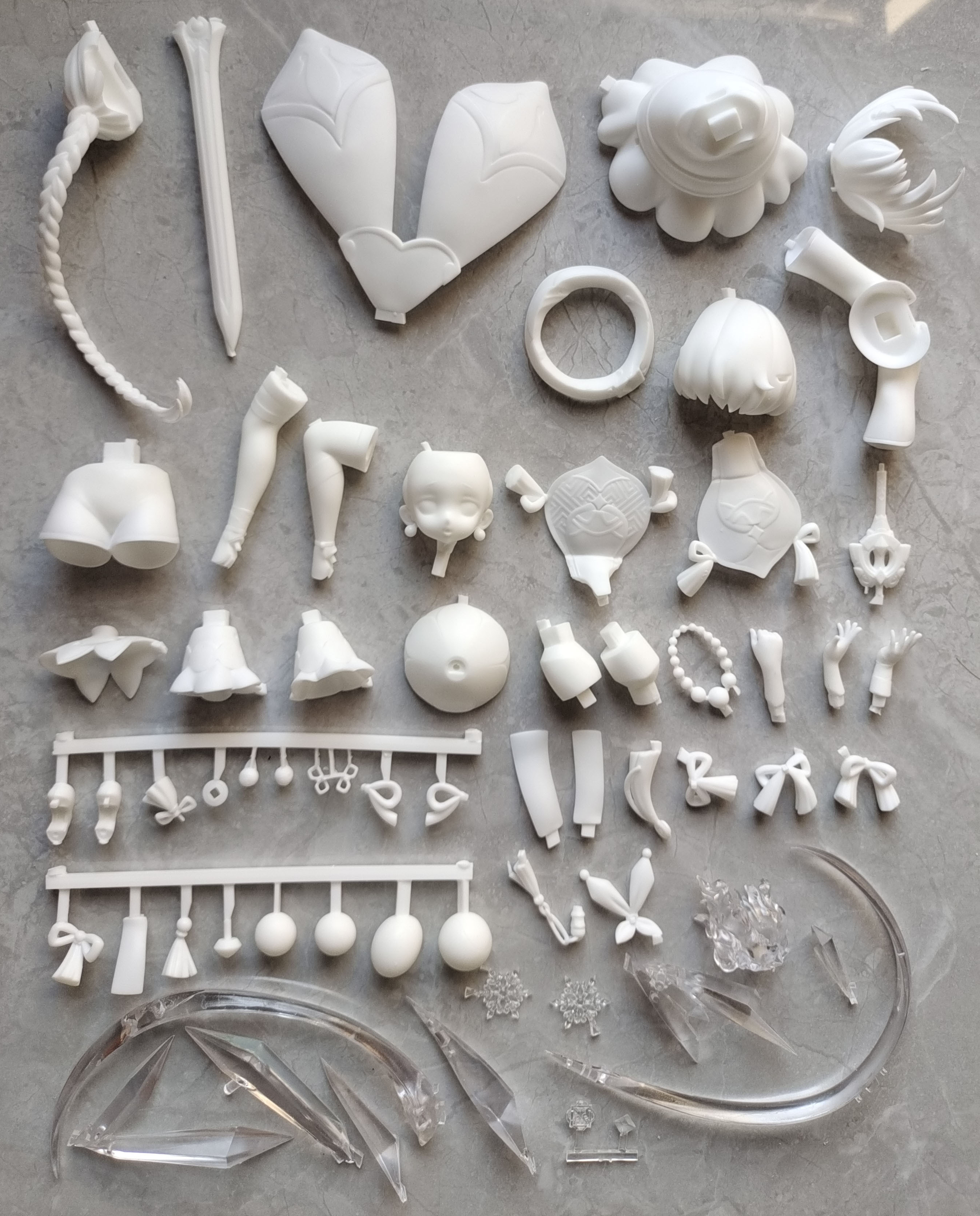 Garage Kit  hand-made resin white mold WF2022 Xia Yuan Shen Qiqi white mold