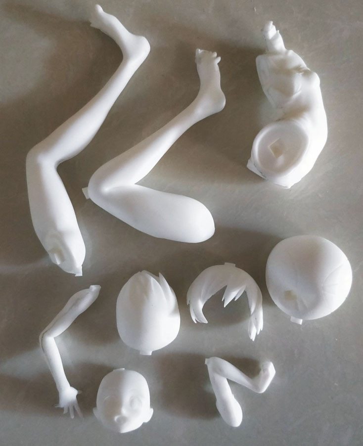 Garage Kit Unpainted Garage Resin Model Kit かき