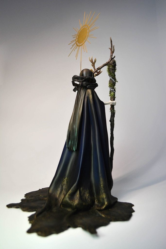 Garage Kit die.it hand do resin plant garden stone girl from winter の sen die.it の queen