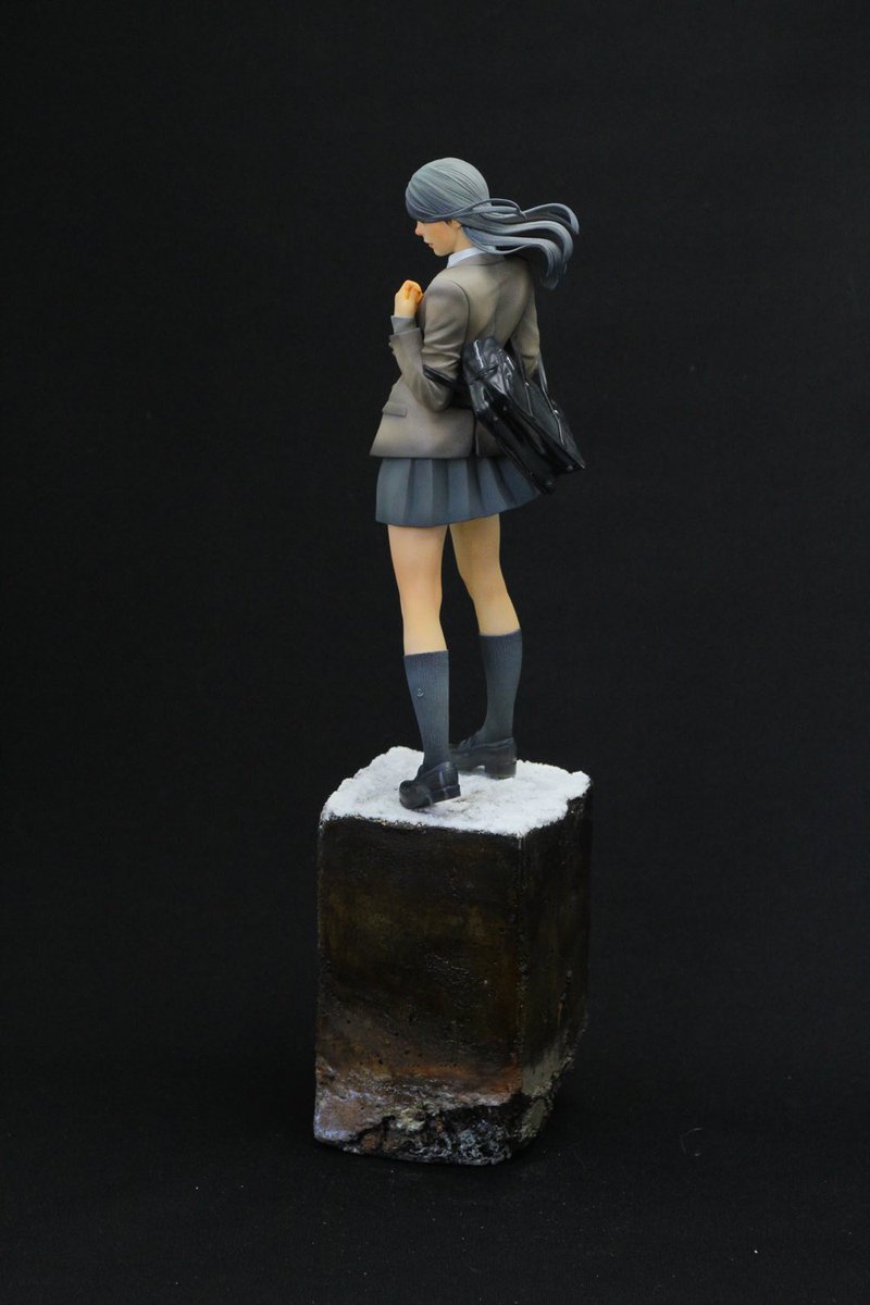 Garage Kit Unpainted Garage Resin Model Kit winter wind die.it spot