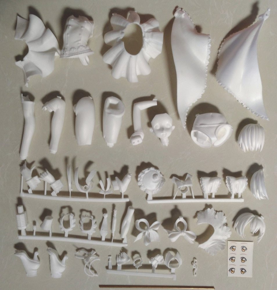 Garage Kit  Resin Figure Kit GK hand do resin die.it WF2017 winter Love Live star winds die.it spot
