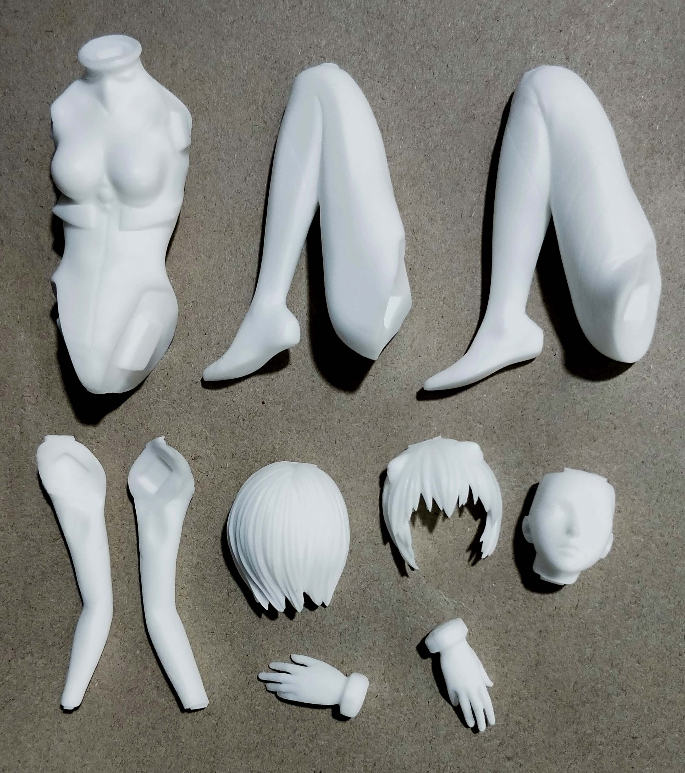 Garage Kit hand-made resin white model Lin Hoji Ayanami white model