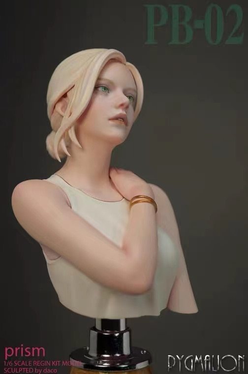 Garage Kit DPBY DACO female bust ratio unknown gk hand-made white model PB-02 blonde sister
