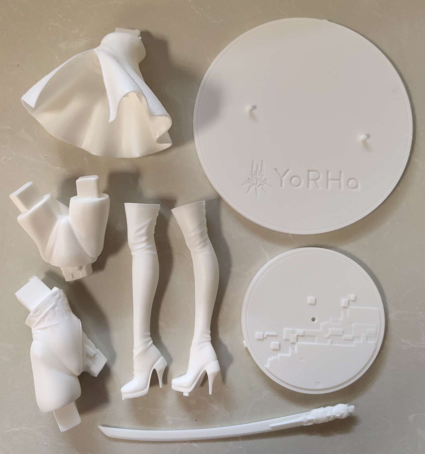 Garage Kit Unpainted Garage Resin Model KitMechanical era yuerha No.2 B type 2B DX version Neil 1/6　Resin Figure Kit