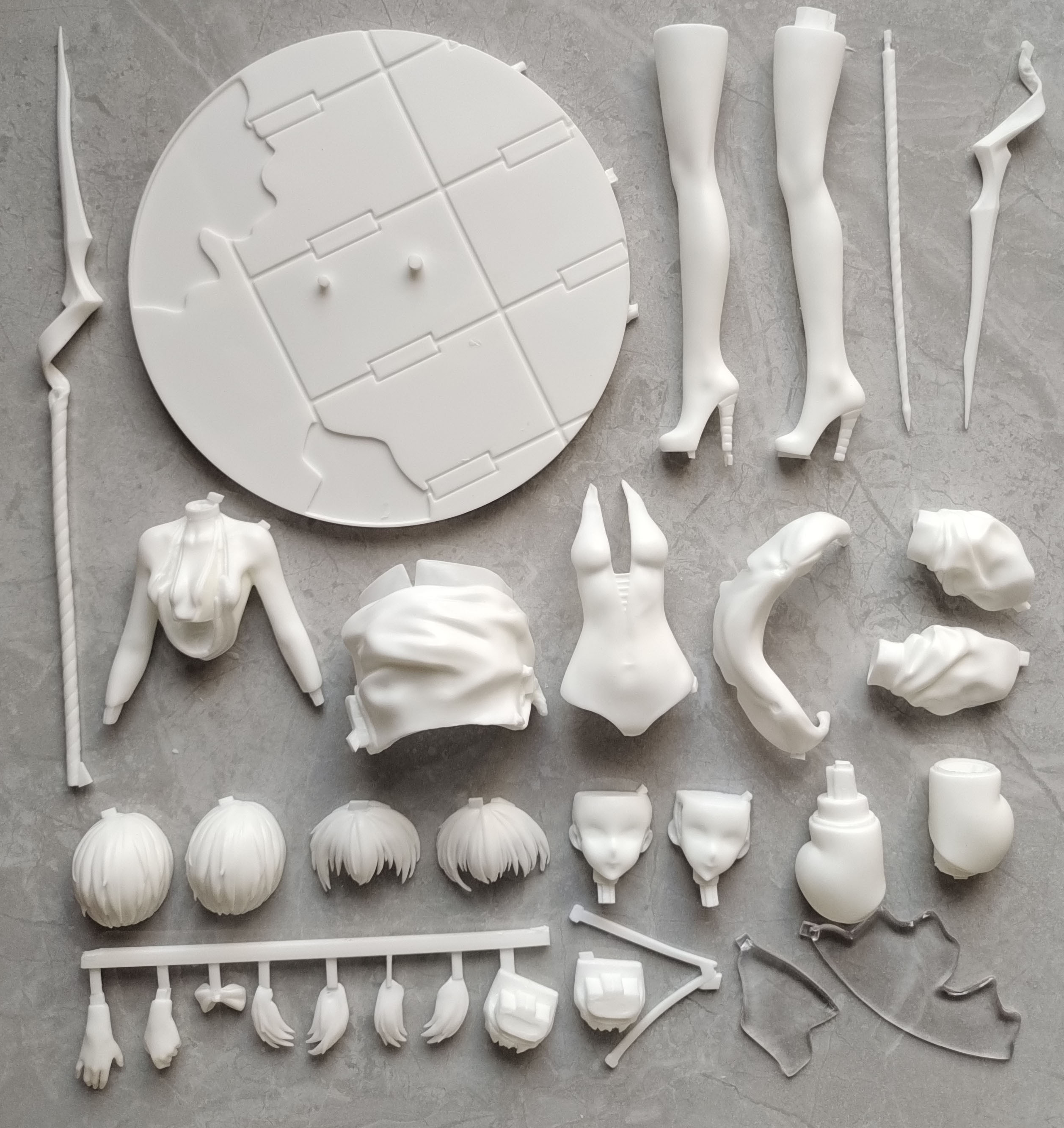 Garage Kit GK Figure Resin White Mold Limbo White Mold