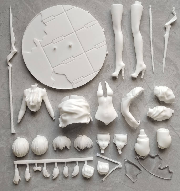 Garage Kit GK Figure Resin White Mold Limbo White Mold