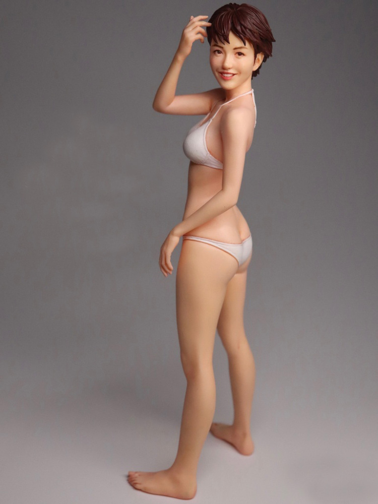 Garage kit unpainted garage resin model kit　1/12 which-05