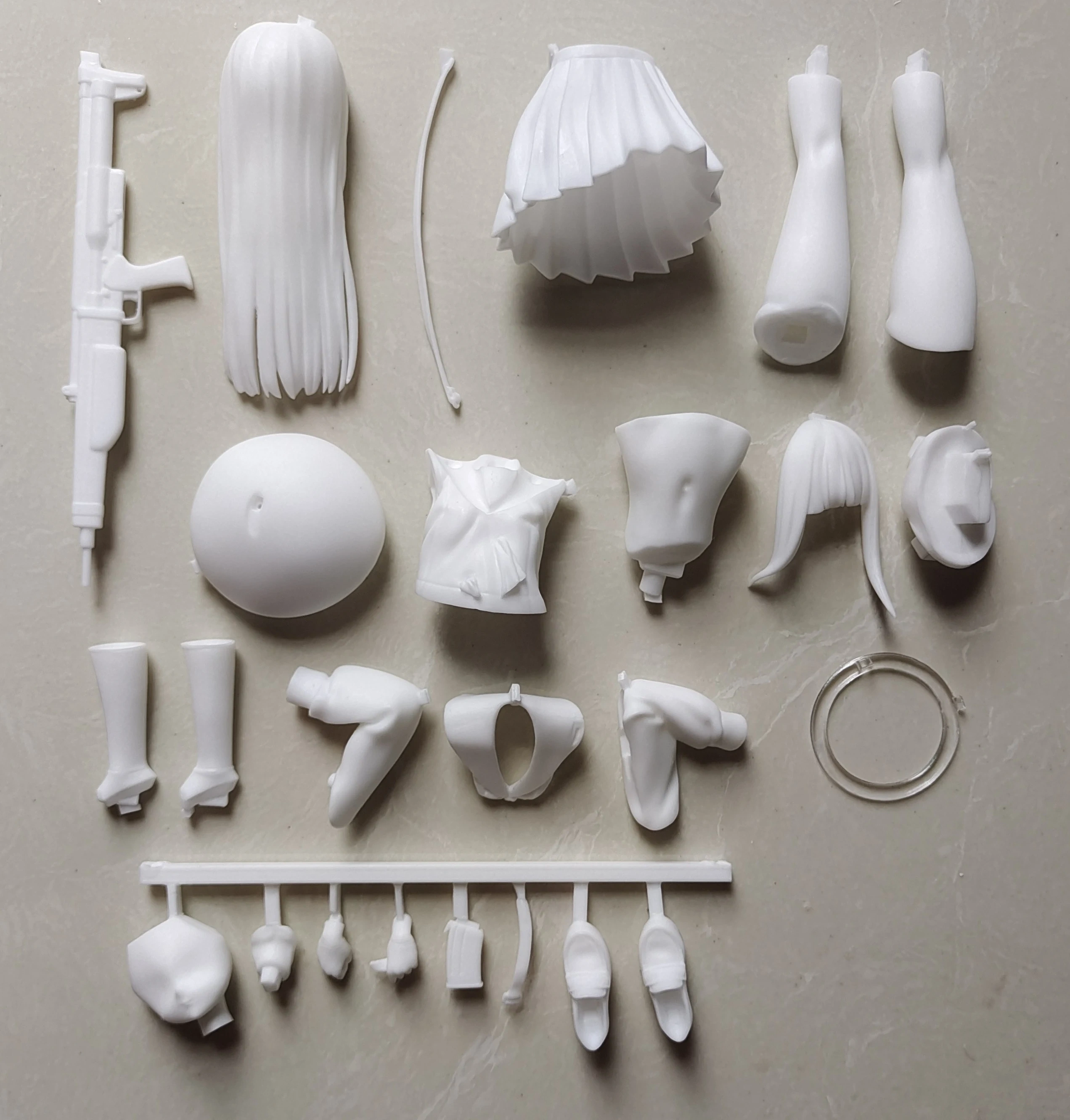 Garage Kit GK hand do resin die.it Mixed fish sauce