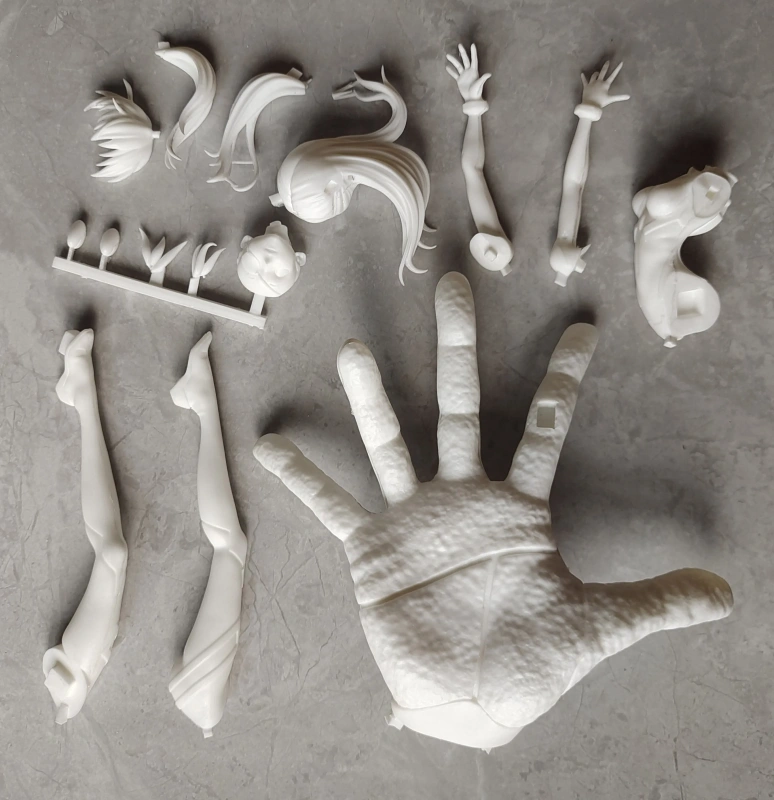 Garage Kit GK hand do resin die.it Finger Asuka