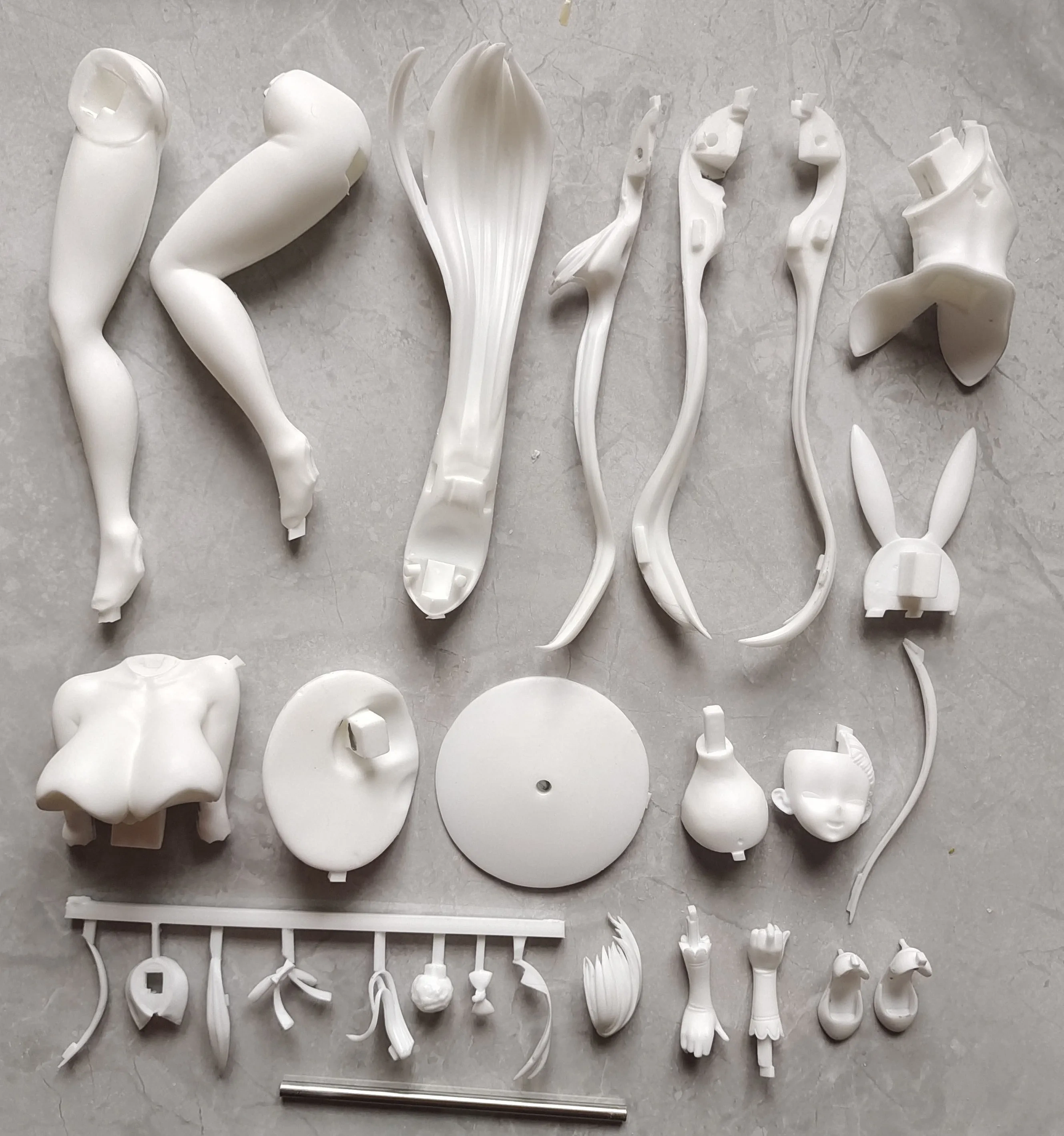 Garage Kit  hand-made resin white mold WF2022 summer Urina Ichinase