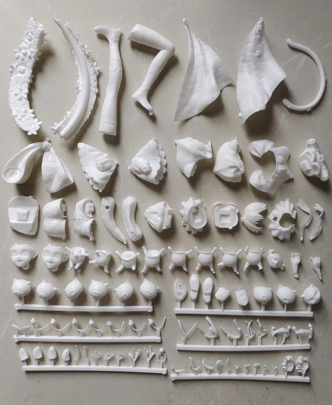 Garage Kit GK hand do resin die.it The Cherry witch's new dress