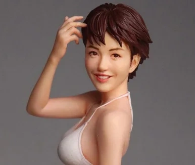 Garage kit unpainted garage resin model kit　1/12 which-05