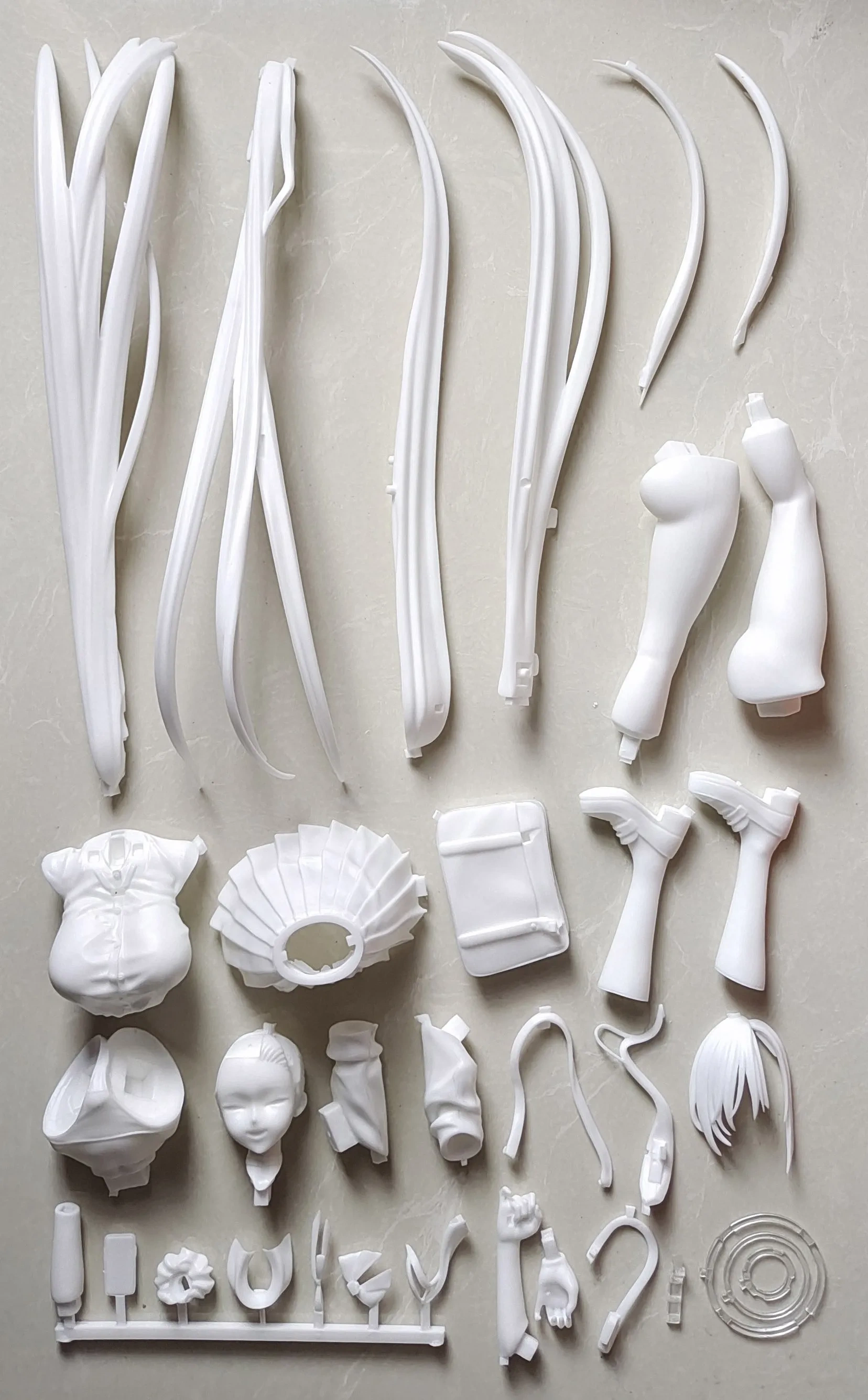 Garage Kit GK hand do resin die.it School uniform Asuana