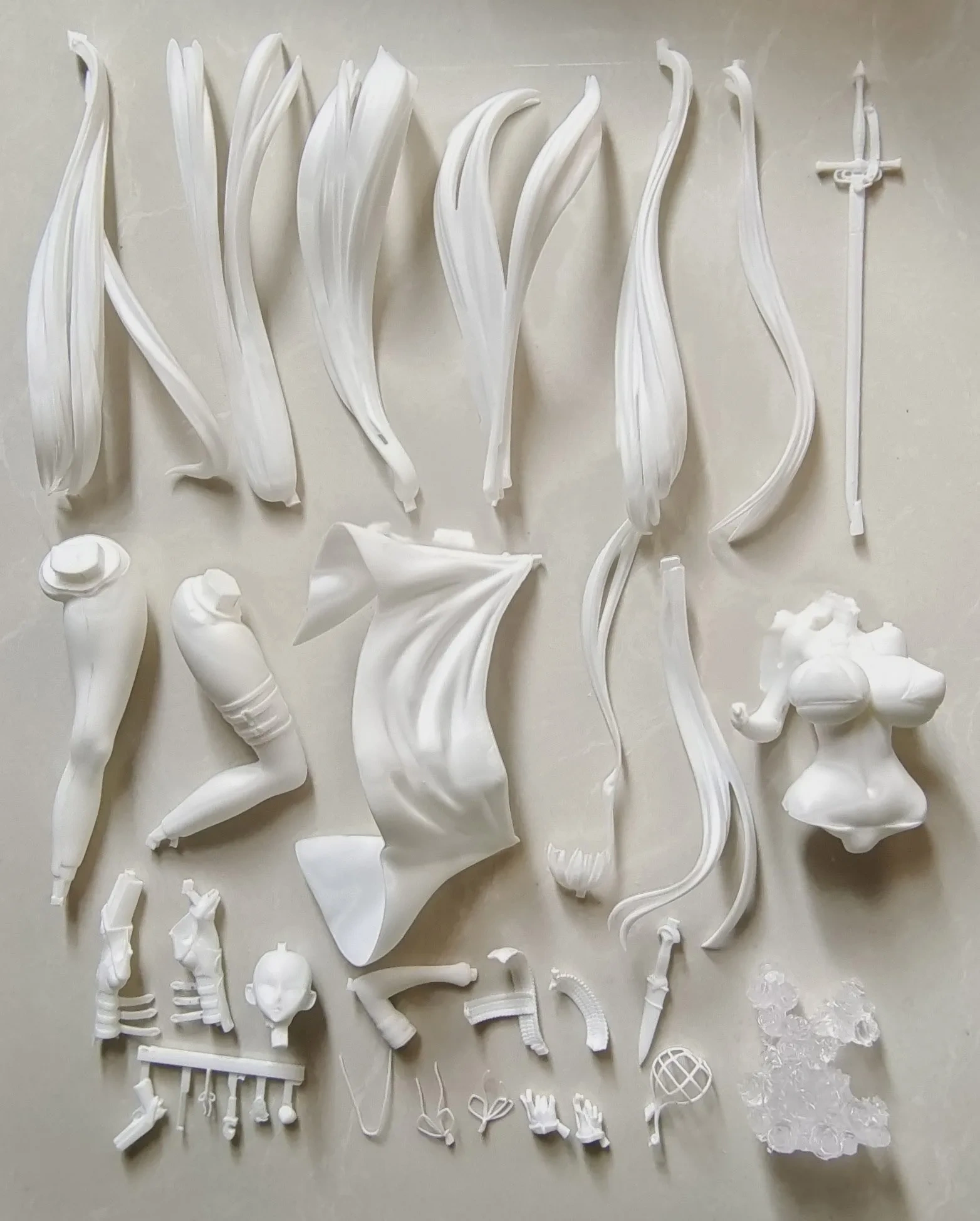 Garage Kit GK hand do resin die.it Selbelia
