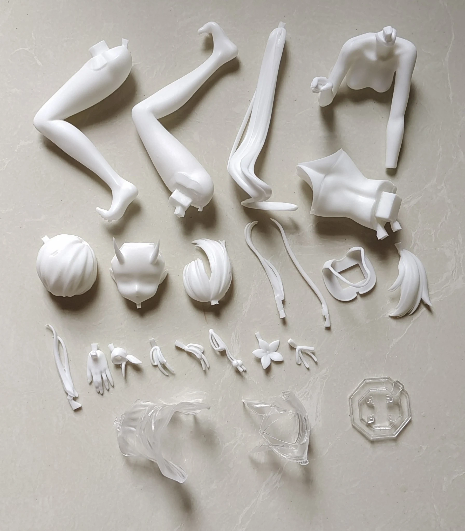 Garage Kit GK hand do resin die.it  Knowledge world チセ water ver