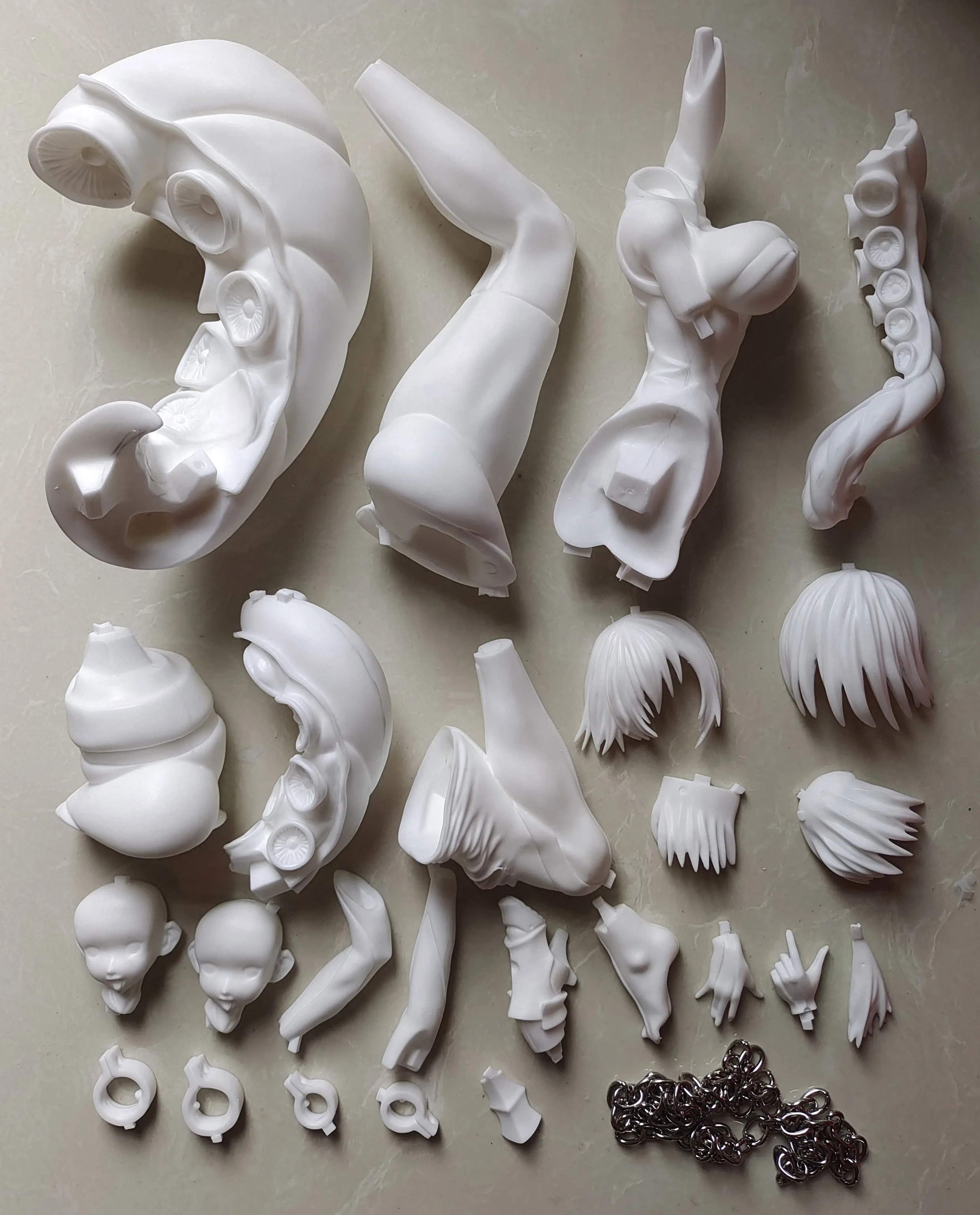 Garage Kit GK hand do resin die.it Octopus Mathew Killeiter