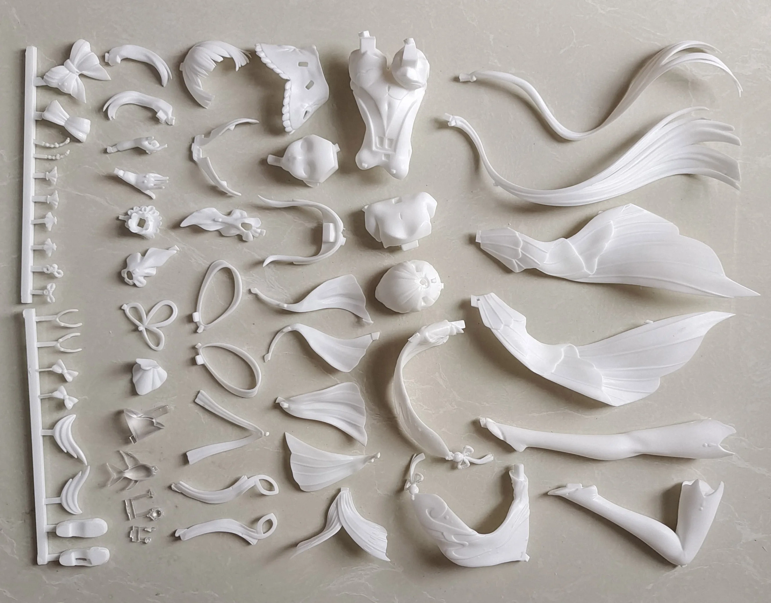 Garage Kit GK hand do resin die.it Coral Palace heart Sea