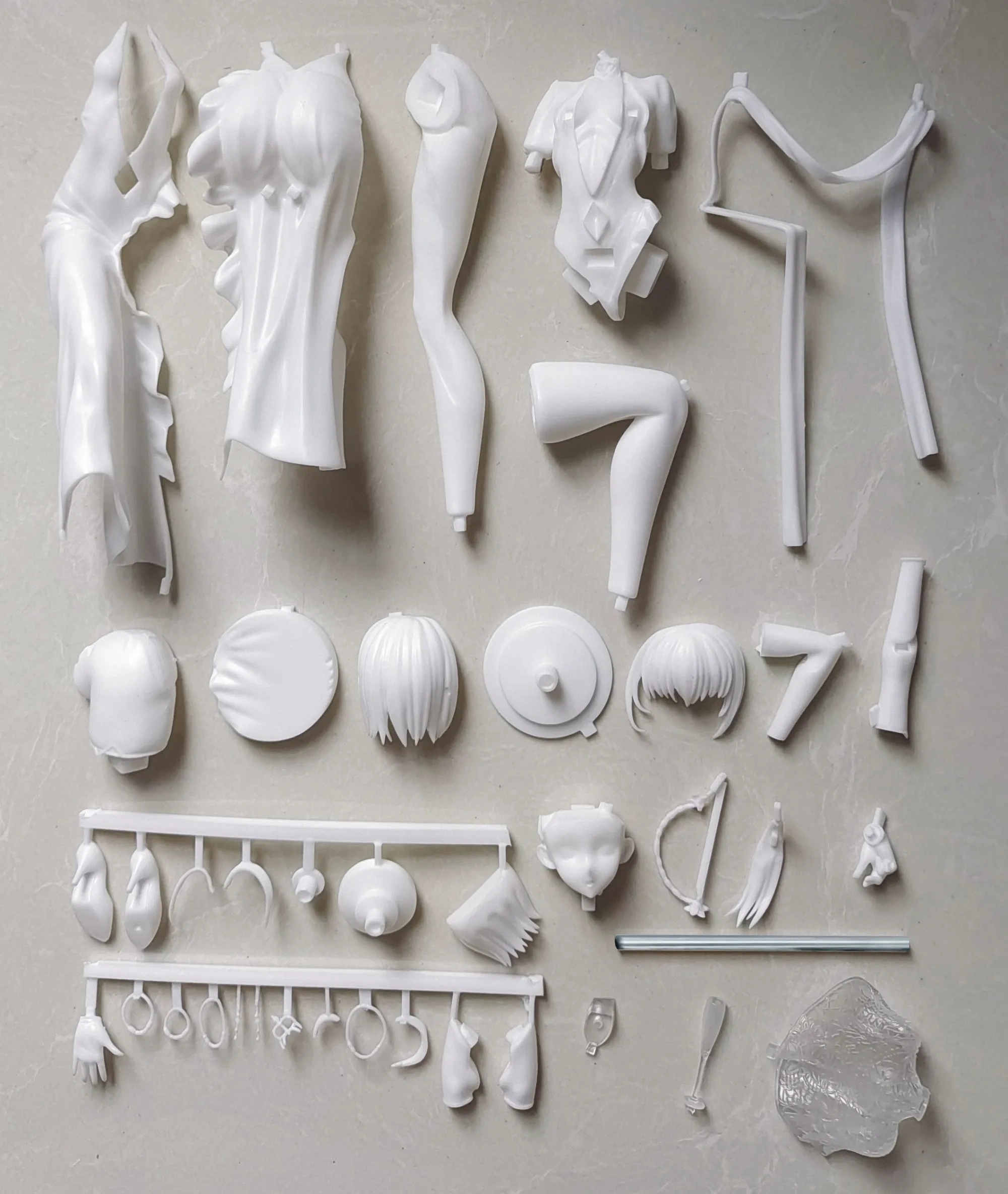 Garage Kit GK hand do resin die.it Night dress snow wind
