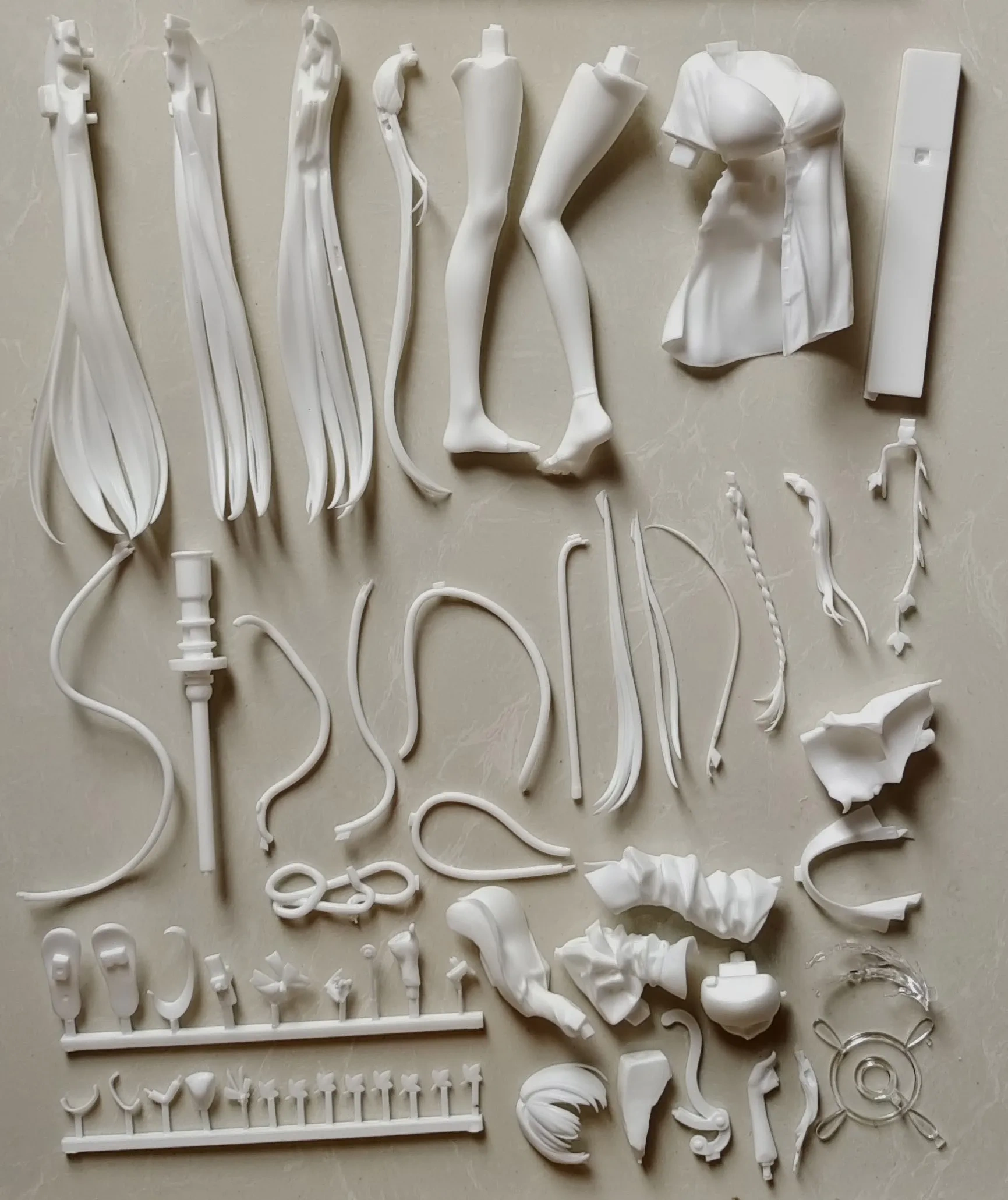 Garage Kit GK hand do resin die.it   Urawa Hanako